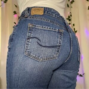 Levi’s mid rise bootcut size 10 short blue jeans